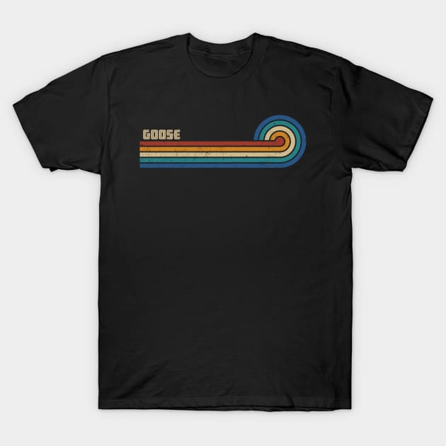 Goose - Retro Sunset T-Shirt by Arestration